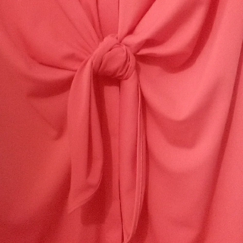Bebe orange sleeveless button down dress - Picture 2 of 8
